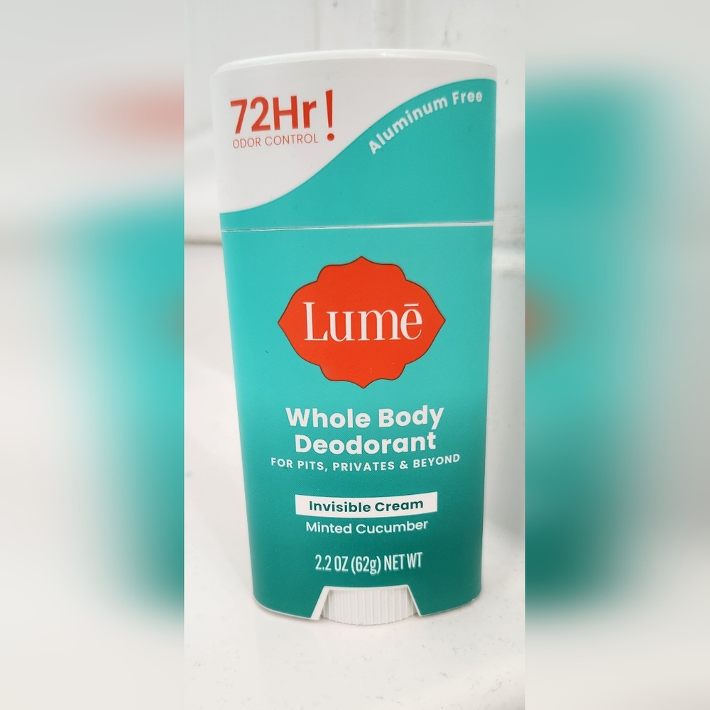 Lume Whole Body Cream Stick Deodorant - Minted Cucumber